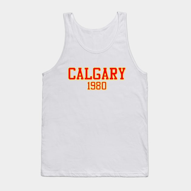 Calgary 1980 Tank Top by GloopTrekker